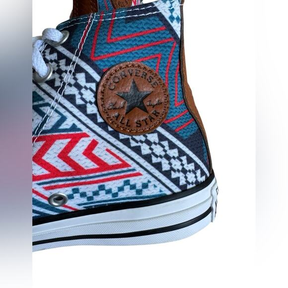 Converse Allstar Chuck Taylor festival bag geo print sneaker women’s 6 NWOB - Picture 6 of 9